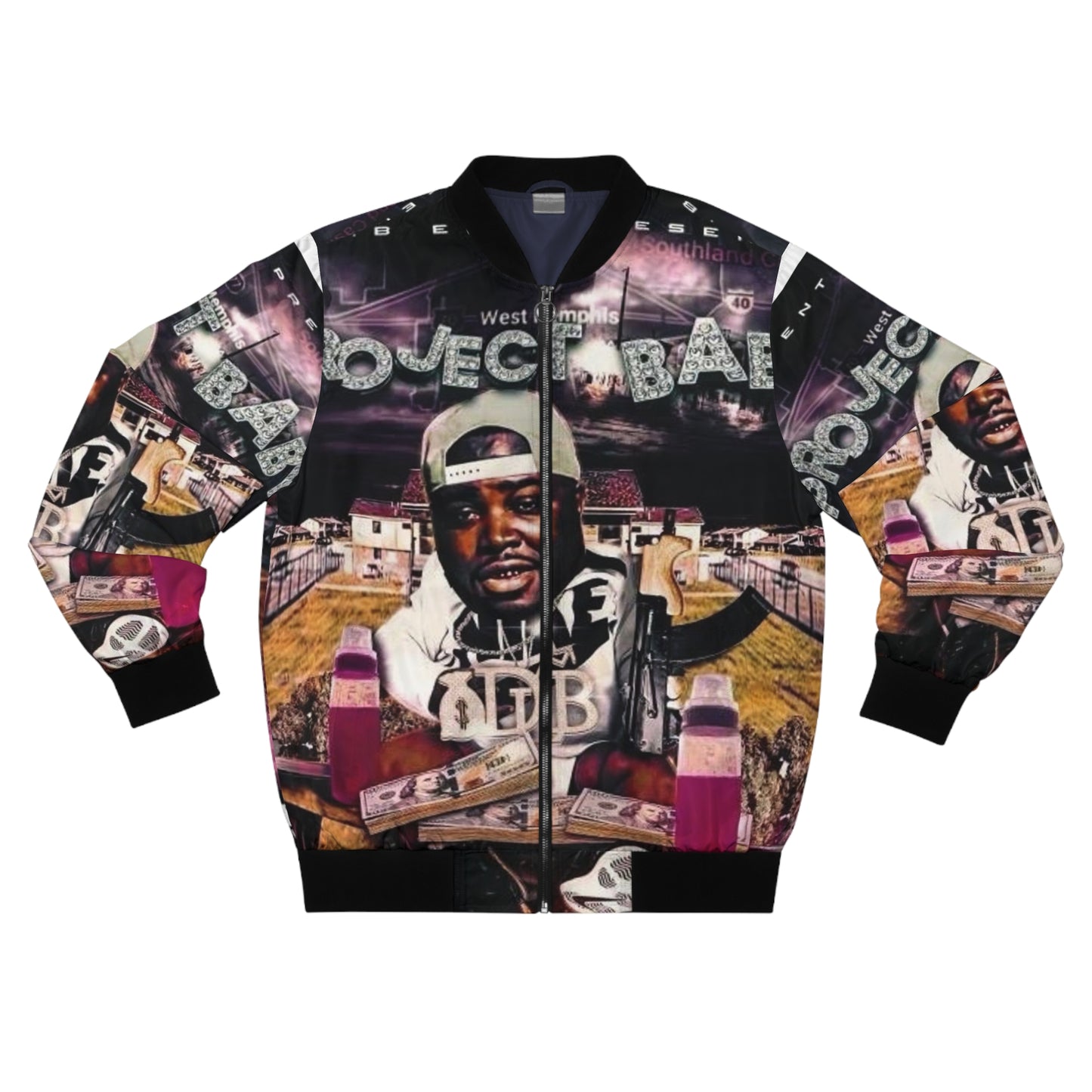 QDUB Men's Bomber Jacket (AOP)