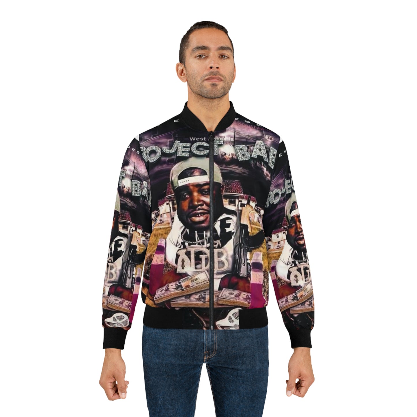 QDUB Men's Bomber Jacket (AOP)