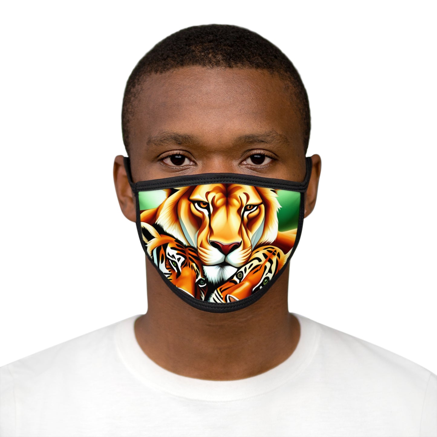 LION Mixed-Fabric Face Mask
