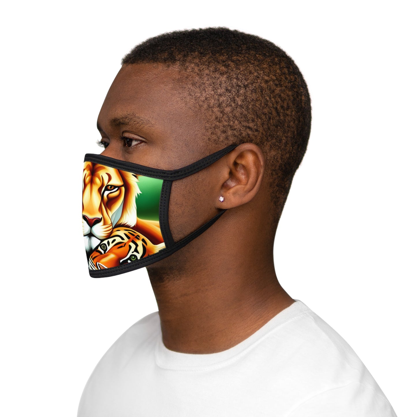 LION Mixed-Fabric Face Mask