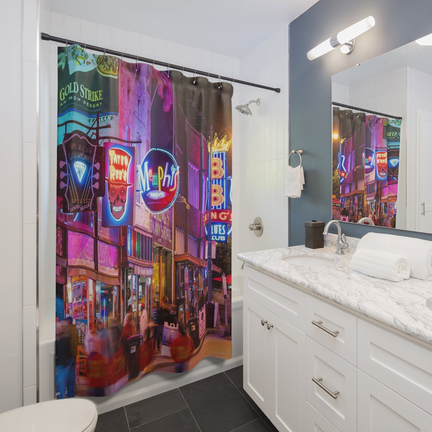 BEALE STREET Shower Curtains