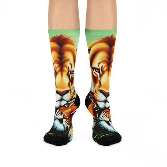 LIONS Cushioned Crew Socks