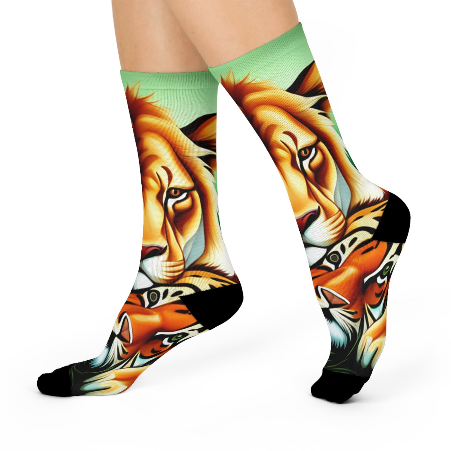 LIONS Cushioned Crew Socks