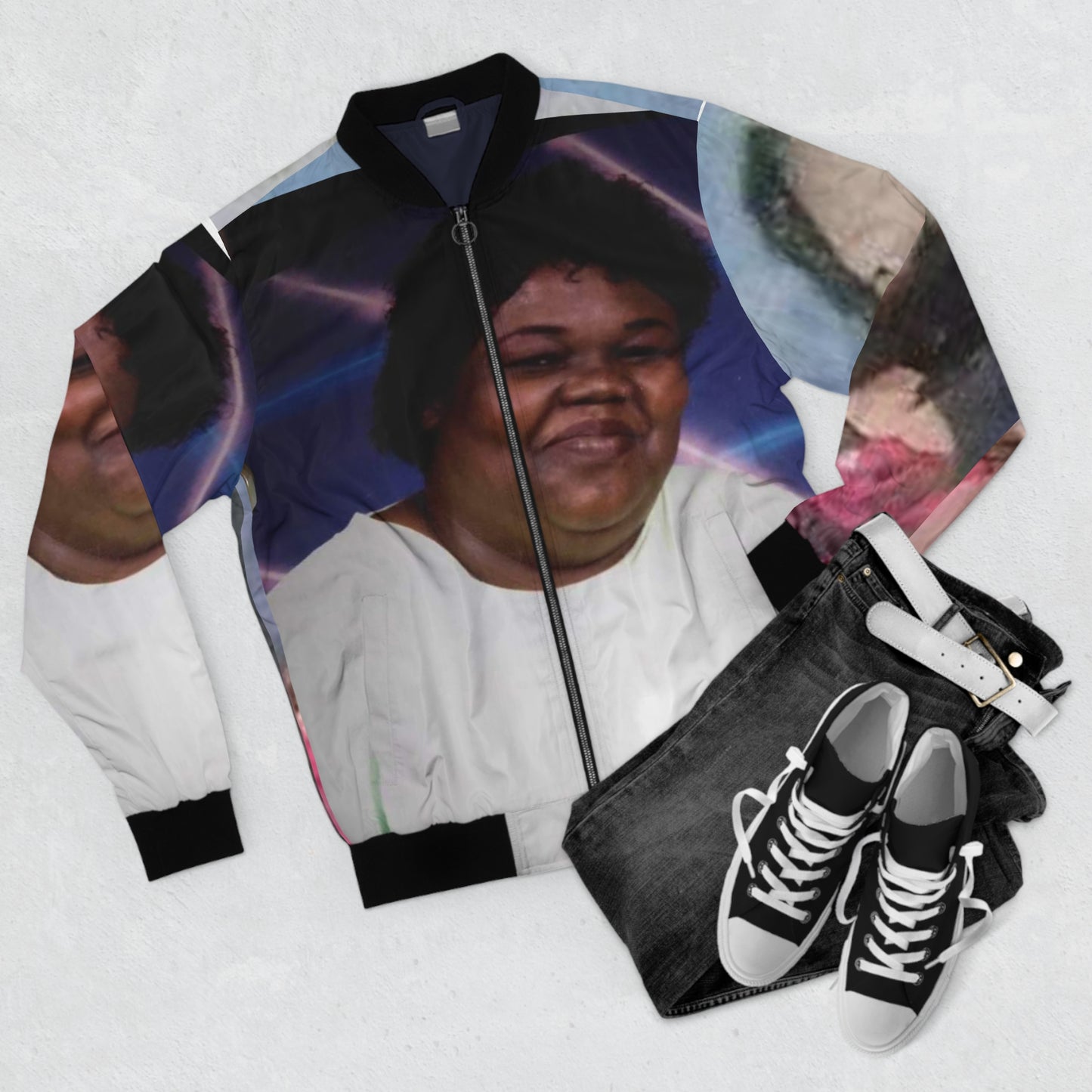 SAMEISHA Bomber Jacket (AOP)