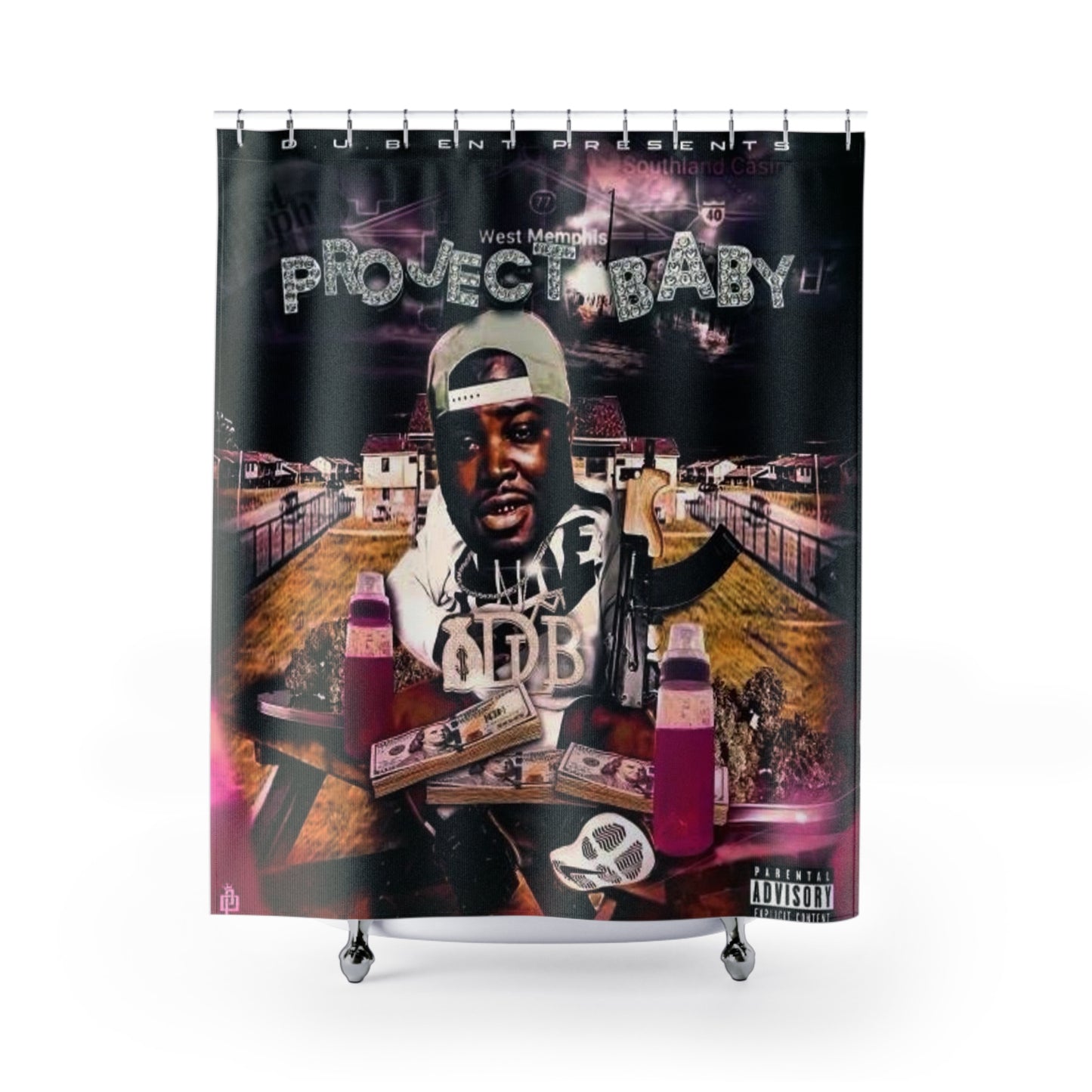 QDUB Shower Curtains