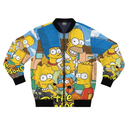 BART SIMPSON Men's Bomber Jacket (AOP)